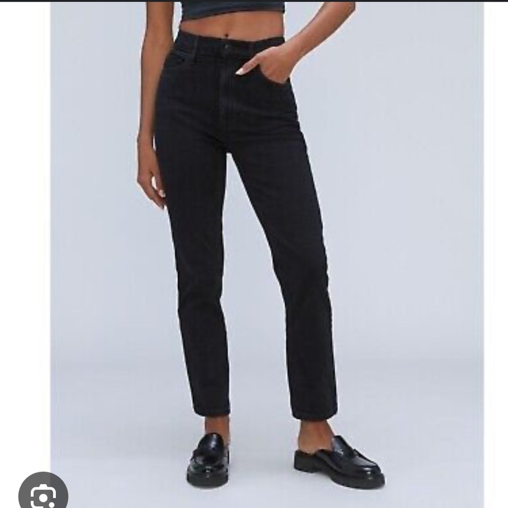 Everlane Original Cheeky Jean - Crop Black